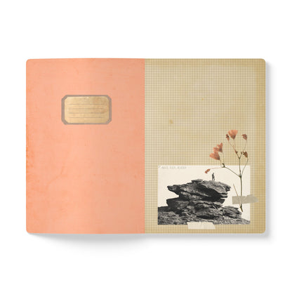 North America Vintage Map |  Softcover Travel Journal with Inside Illustrations