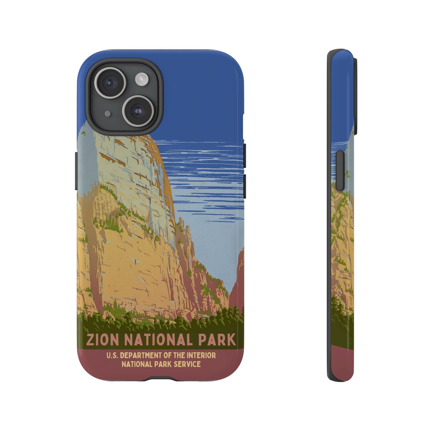 Zion National Park Retro iPhone Case