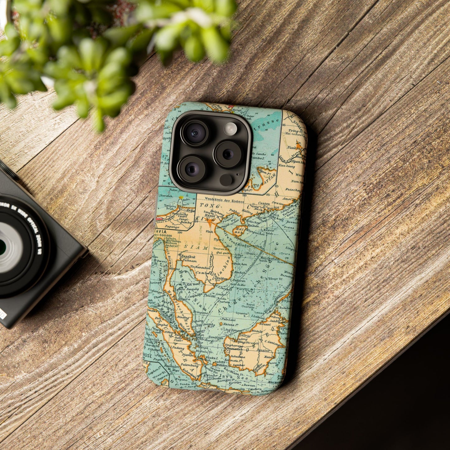 South China Sea Antique Map iPhone Case