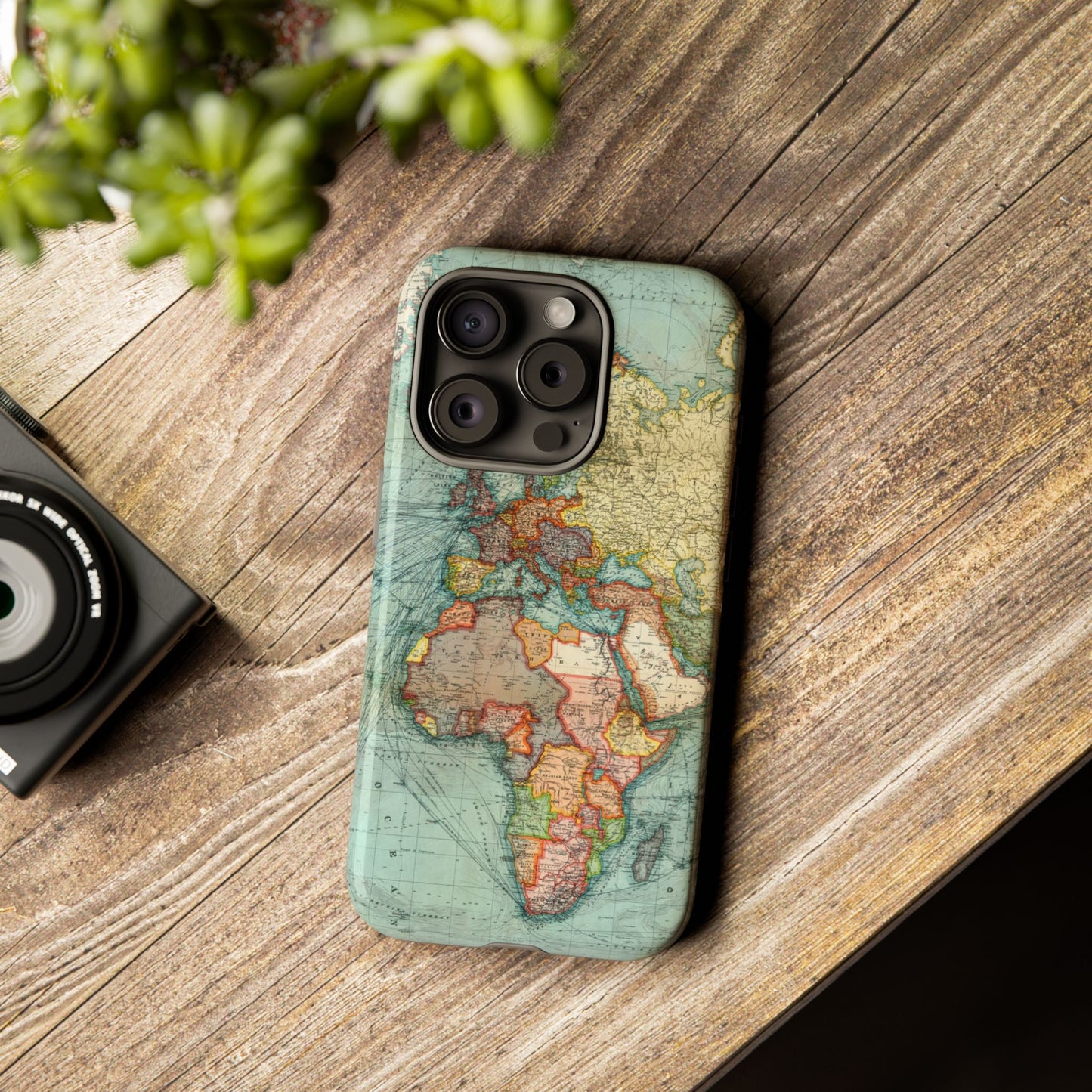 World Map iPhone Case
