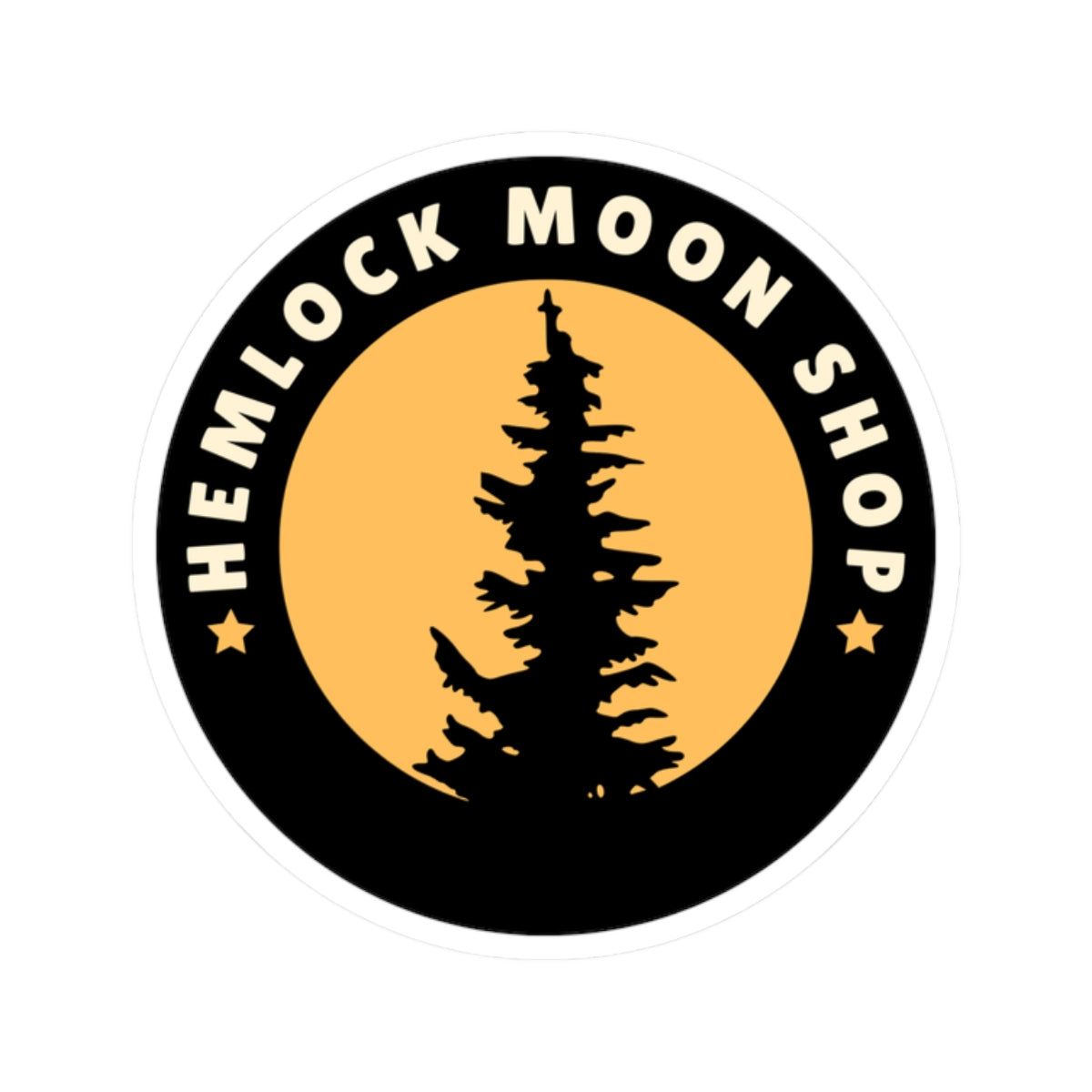 Hemlock Moon Shop Sticker (4 sizes)