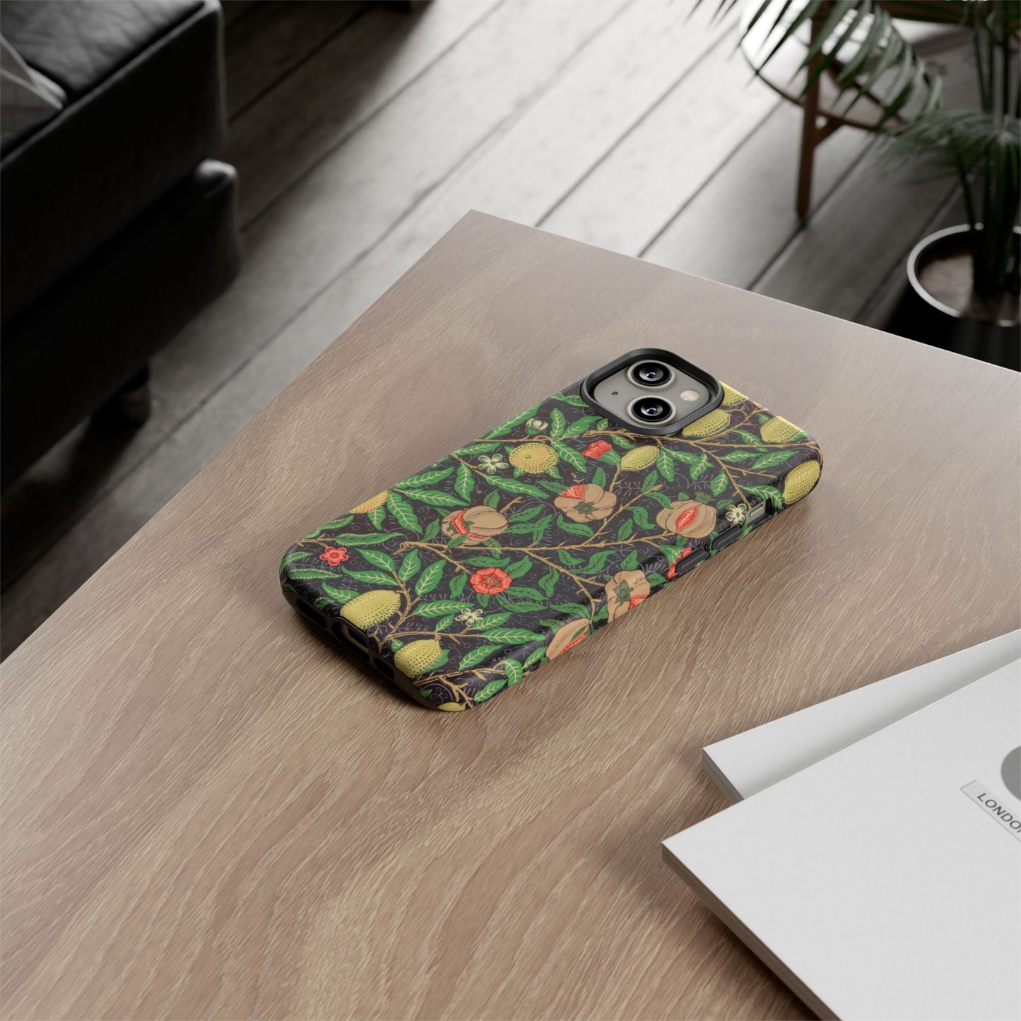 Pomegranate Pattern Antique Arts & Crafts iPhone Case