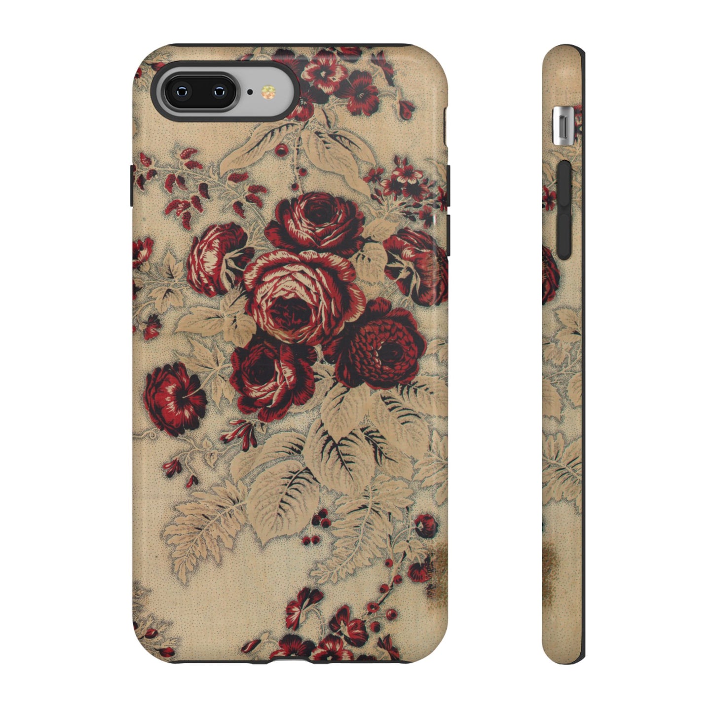 Red Roses Vintage iPhone Case