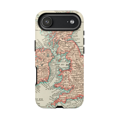 British Isles Vintage Map iPhone Case