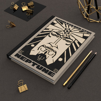 Neptune Hardcover Journal | Henri van der Stok's Planet Masks No. 008