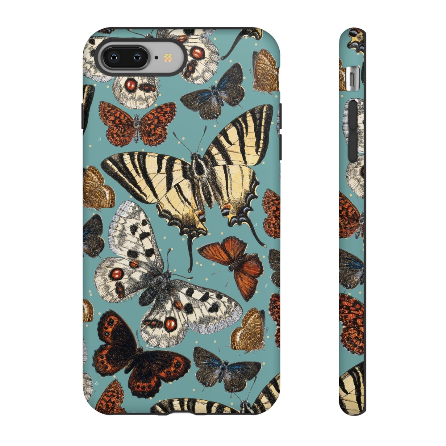Butterflies Vintage Illustration iPhone Case