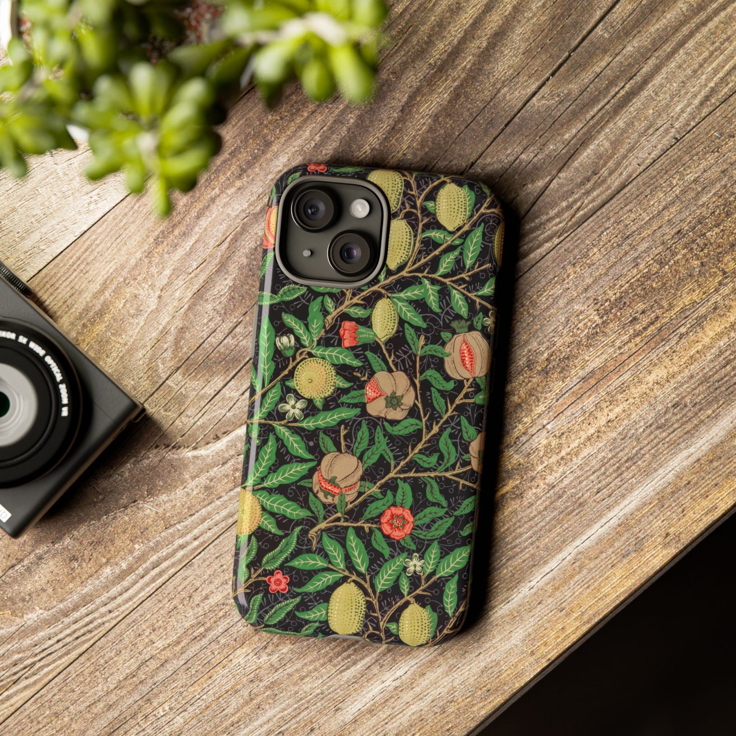 Pomegranate Pattern Antique Arts & Crafts iPhone Case