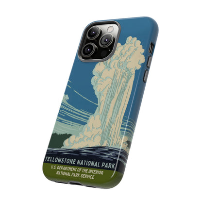 Yellowstone National Park Retro iPhone Case