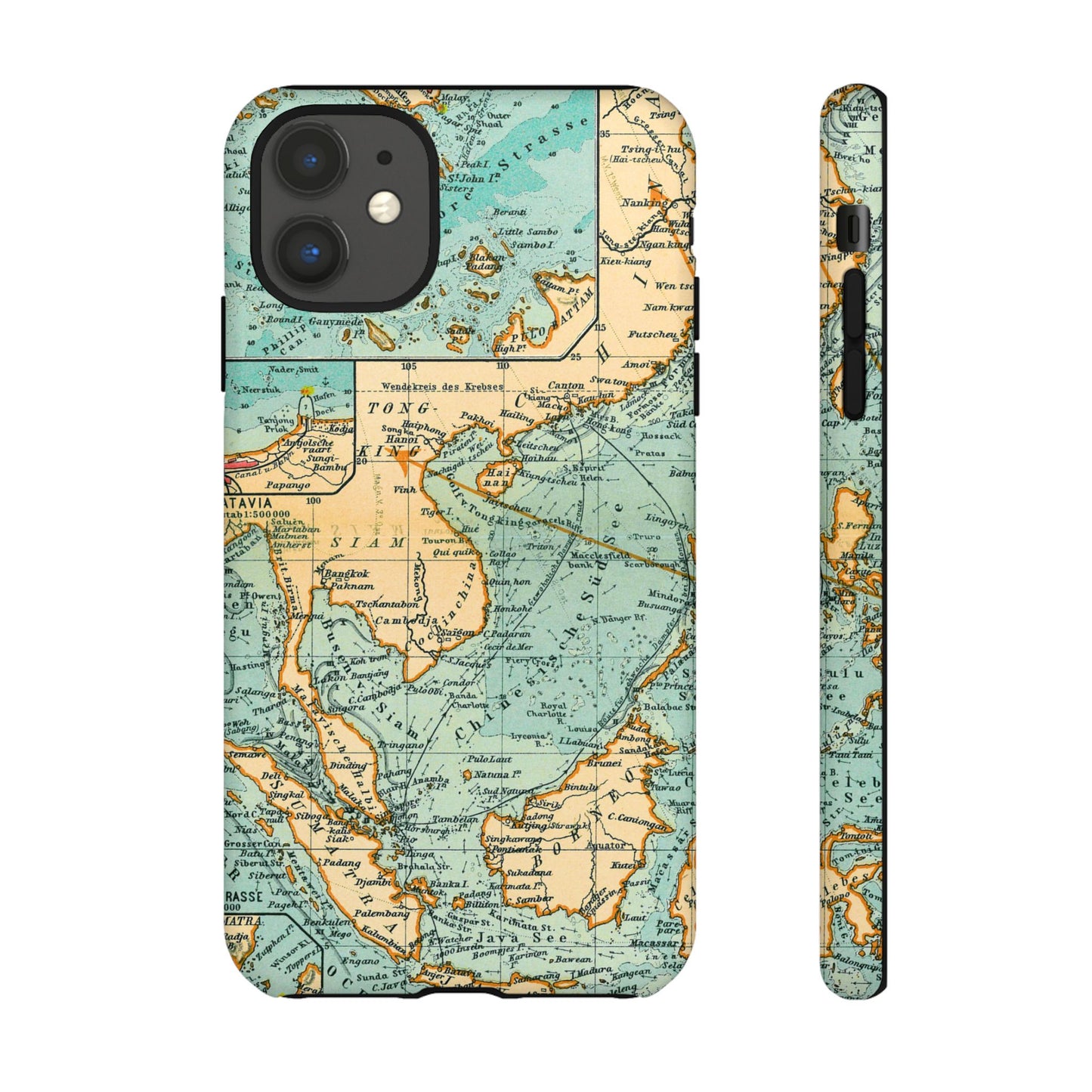 South China Sea Antique Map iPhone Case