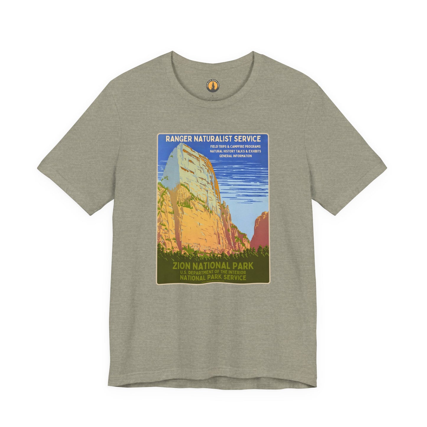 Zion National Park Vintage Poster Tee