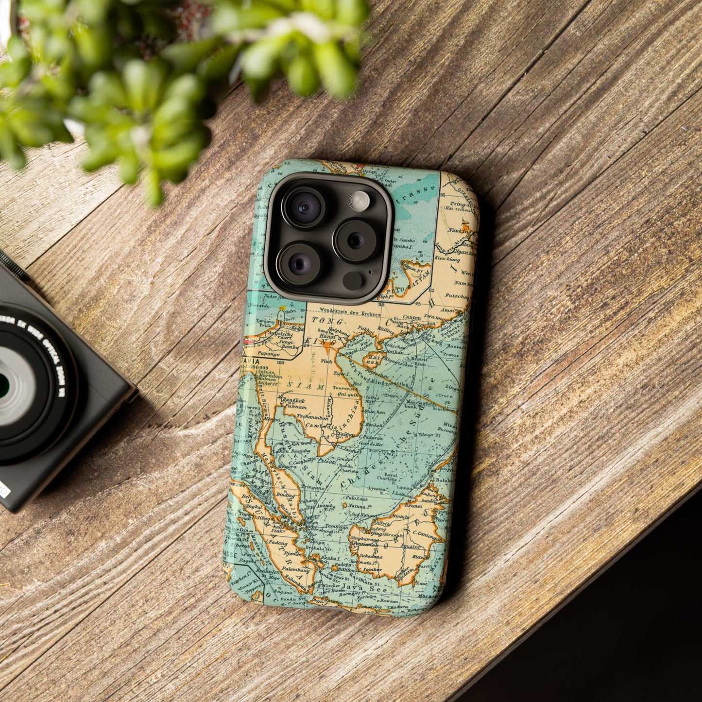South China Sea Antique Map iPhone Case
