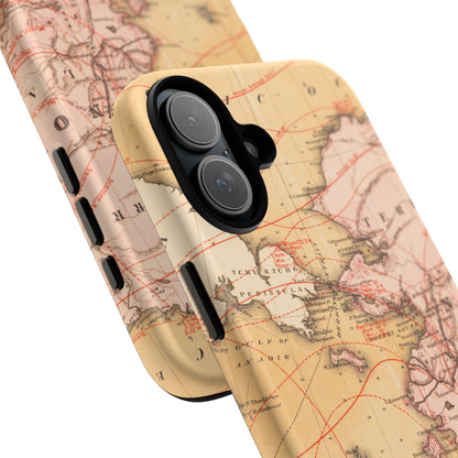 Alaska Territory Antique Map iPhone Case