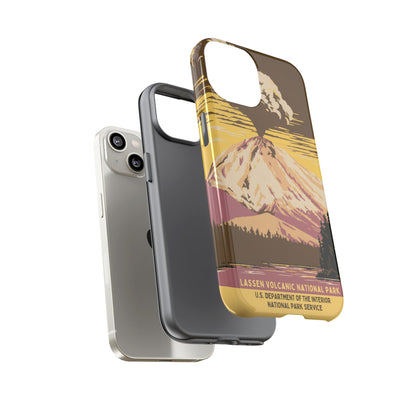 Lassen Volcanic National Park Retro iPhone Case