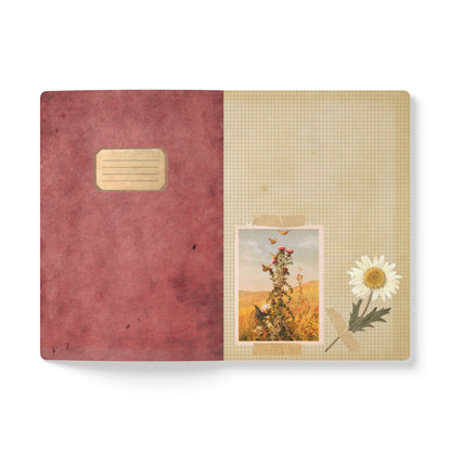 Bee & Thistle Vintage Field Notes | Softcover Journal with Inside Illustrations