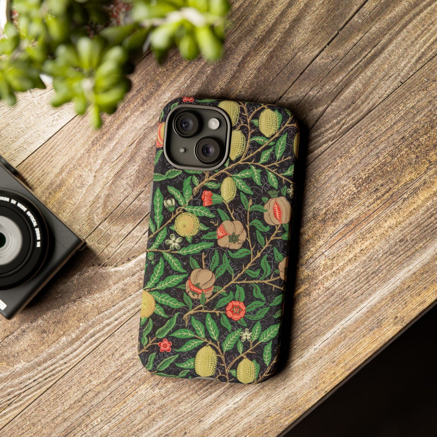 Pomegranate Pattern Antique Arts & Crafts iPhone Case