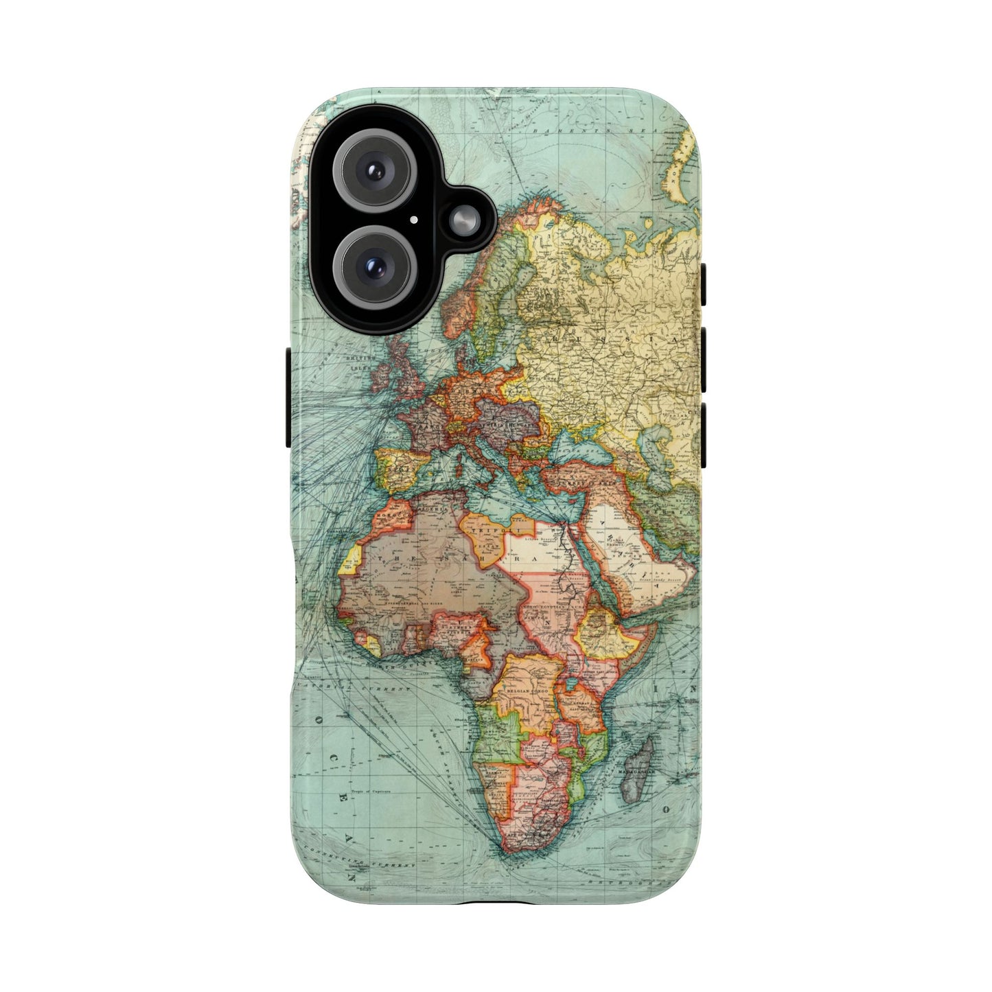 World Map iPhone Case