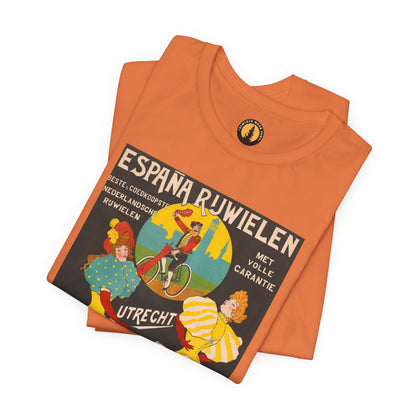 Retro Dutch Bicycle Tee | España Rijwielen Poster (1912)