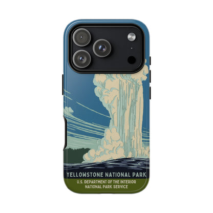 Yellowstone National Park Retro iPhone Case