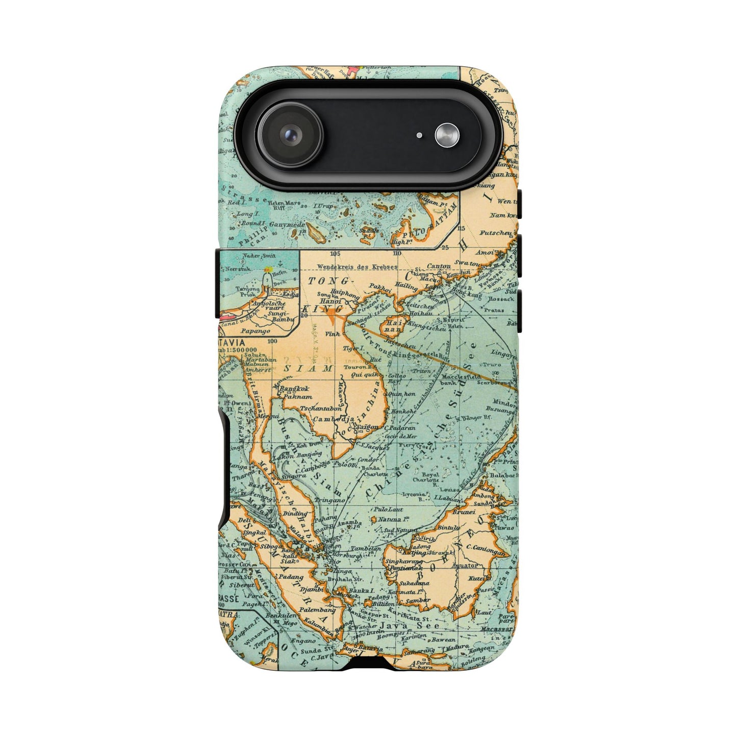 South China Sea Antique Map iPhone Case