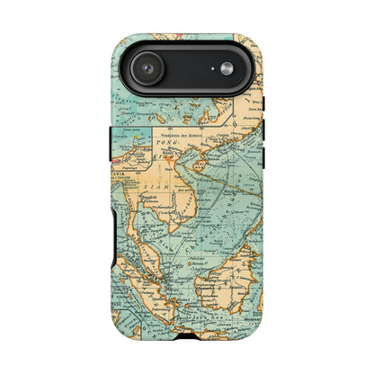 South China Sea Antique Map iPhone Case
