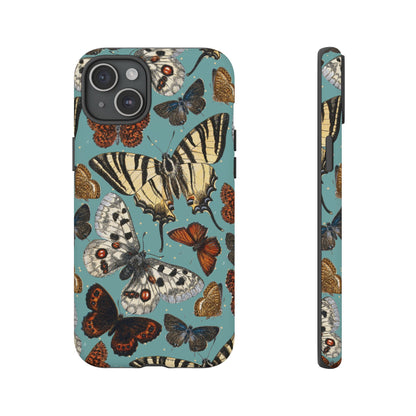 Butterflies Vintage Illustration iPhone Case