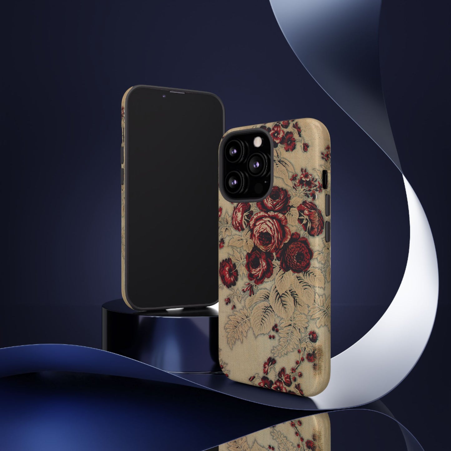 Red Roses Vintage iPhone Case