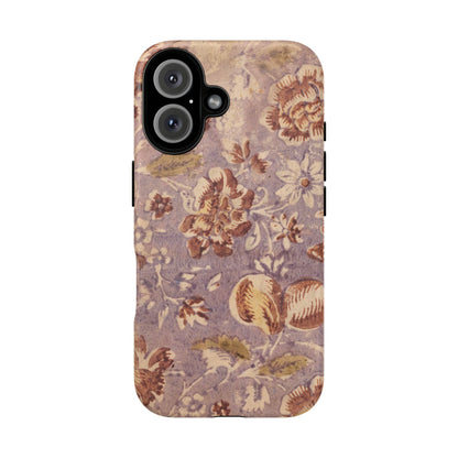 Vintage Lavender & Rose Fruit & Floral iPhone Case