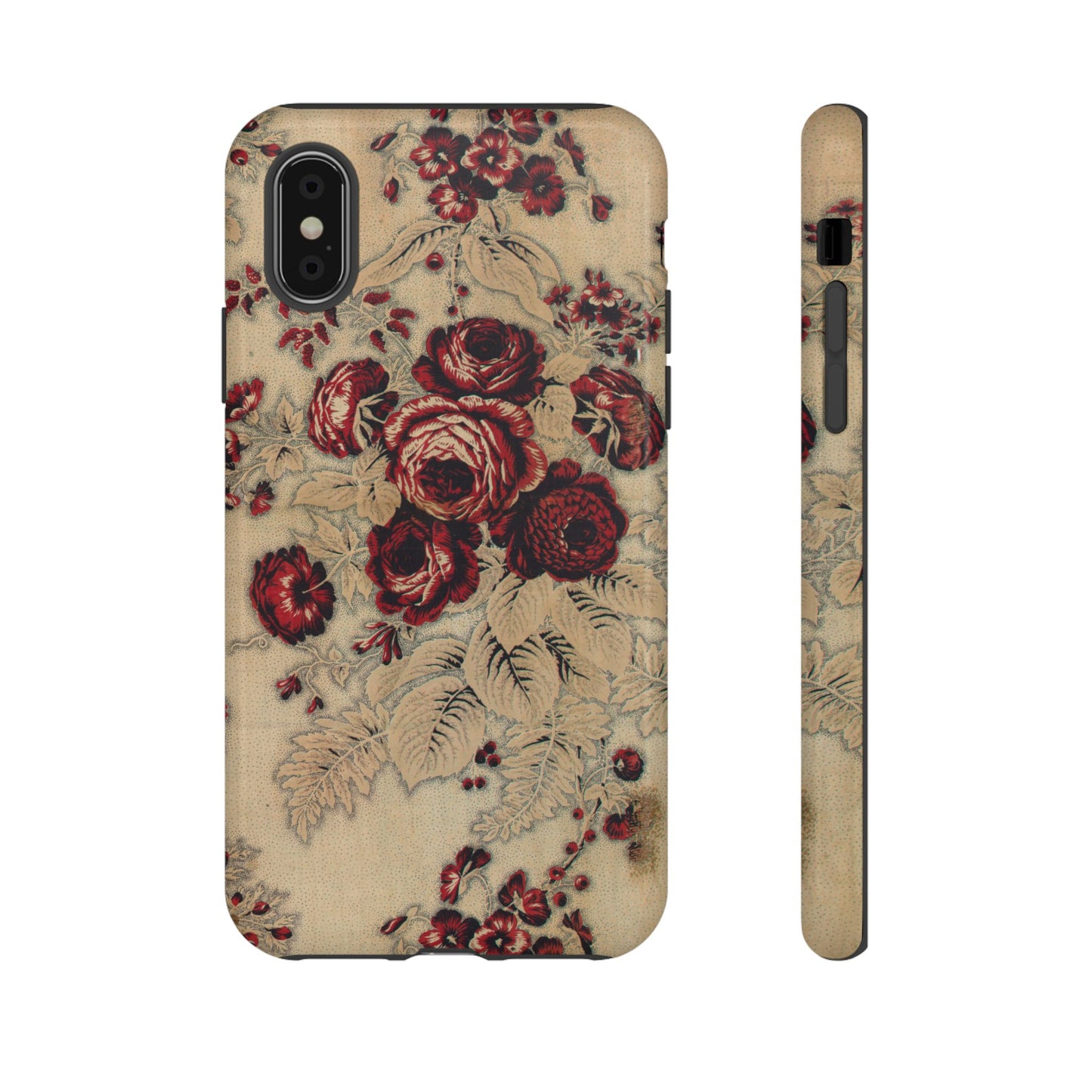 Red Roses Vintage iPhone Case