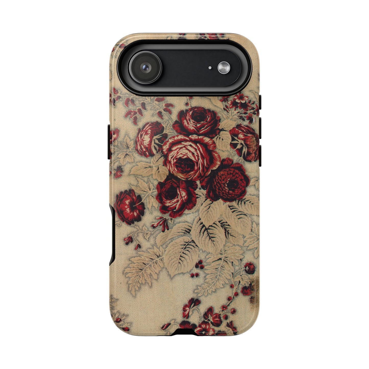 Red Roses Vintage iPhone Case