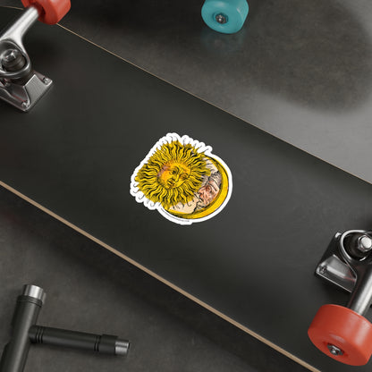 Sun and Moon Sticker :: All-Weather, Water-Resistant Vinyl (5 sizes)