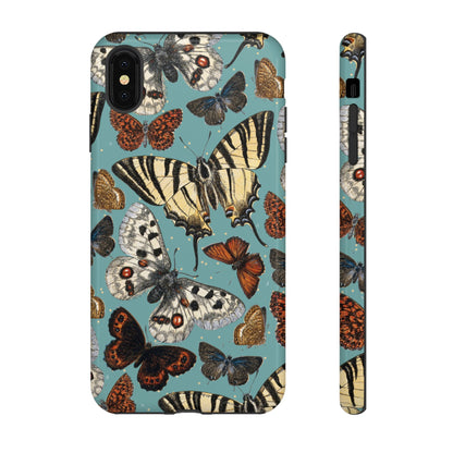Butterflies Vintage Illustration iPhone Case
