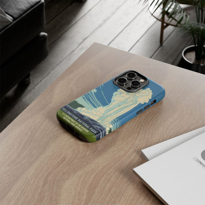 Yellowstone National Park Retro iPhone Case