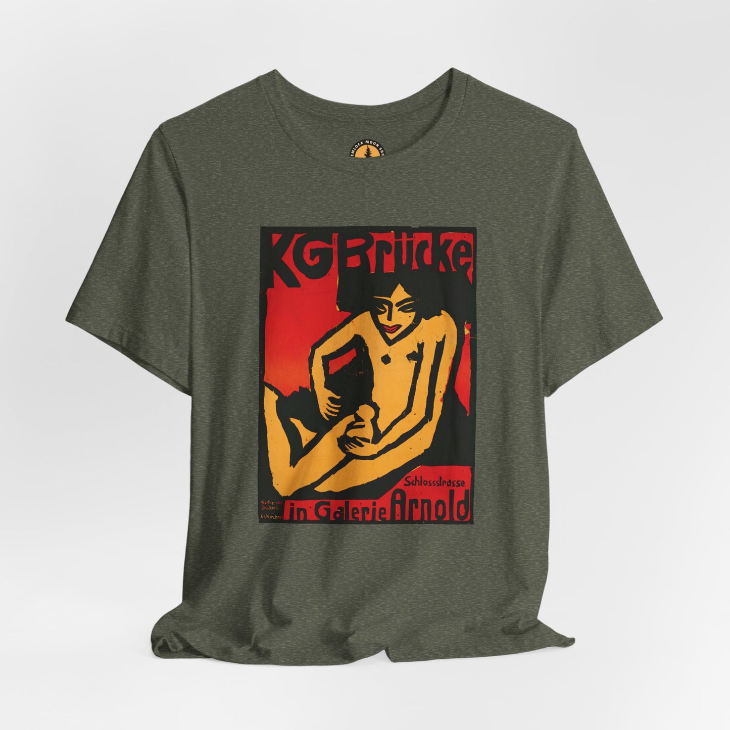 Die Brücke German Expressionism Art Tee | Ernst Ludwig Kirchner