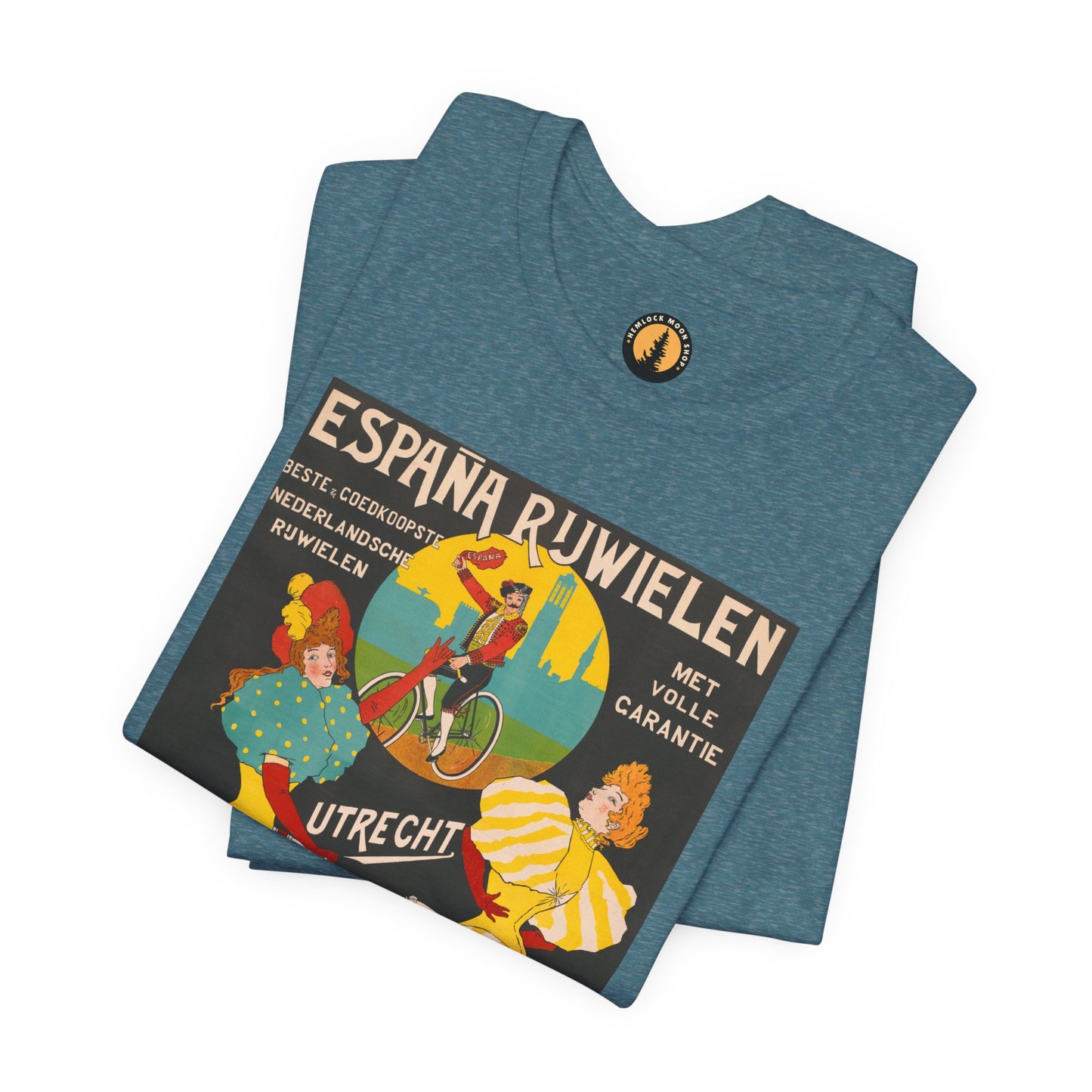 Retro Dutch Bicycle Tee | España Rijwielen Poster (1912)