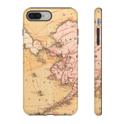 Alaska Territory Antique Map iPhone Case