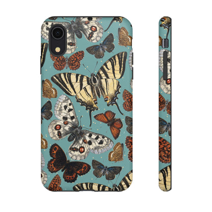 Butterflies Vintage Illustration iPhone Case
