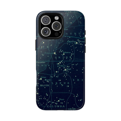 Stargazer Orion iPhone Case | Vintage Constellations Map