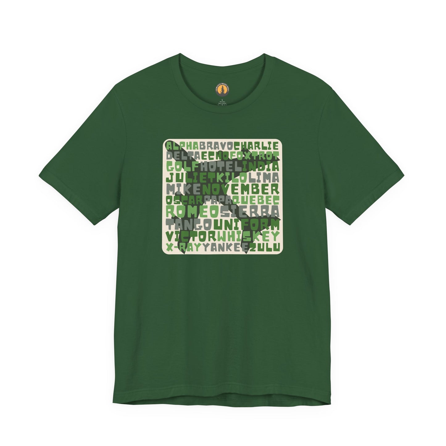 Green Alpha Bravo Charlie Tee