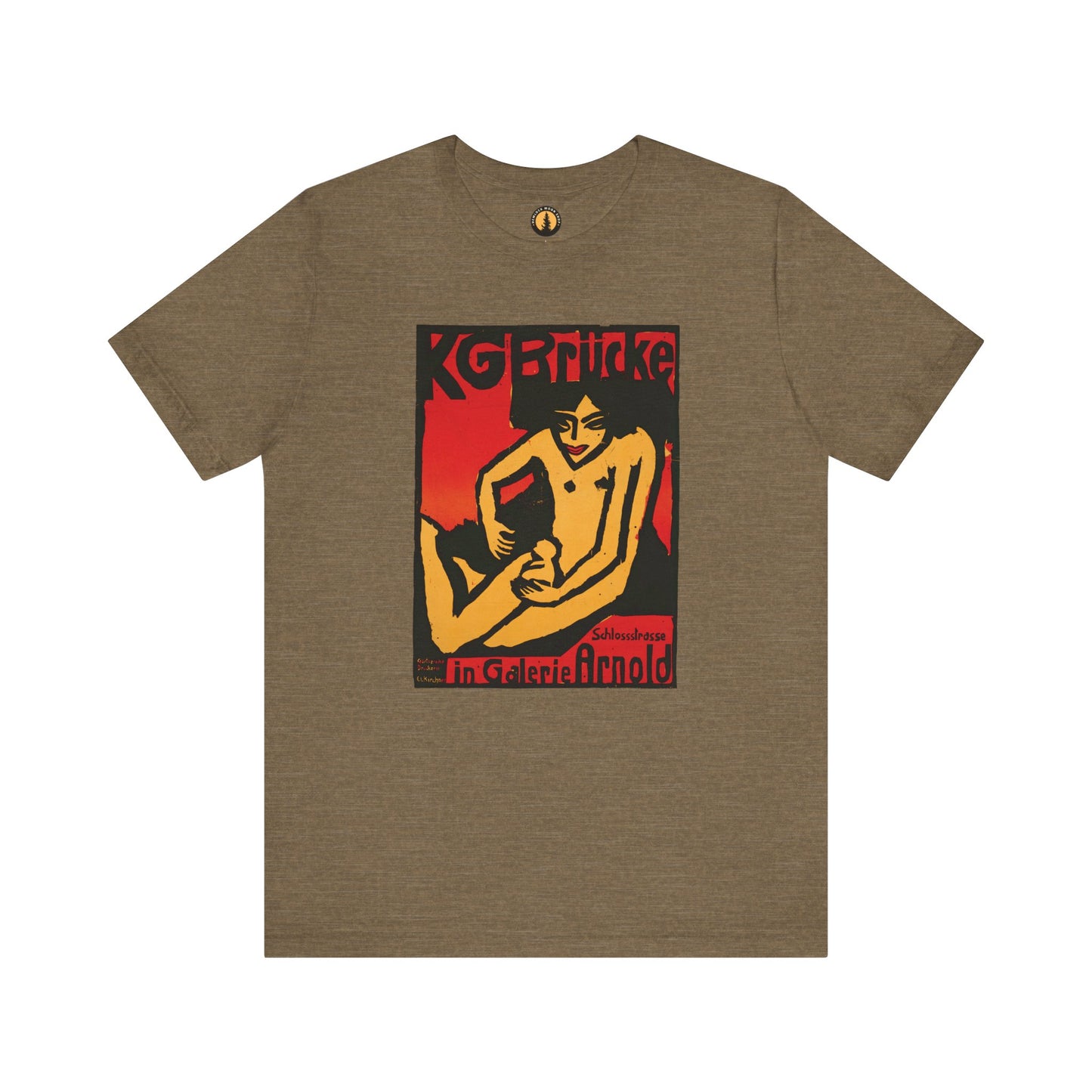 Die Brücke German Expressionism Art Tee | Ernst Ludwig Kirchner