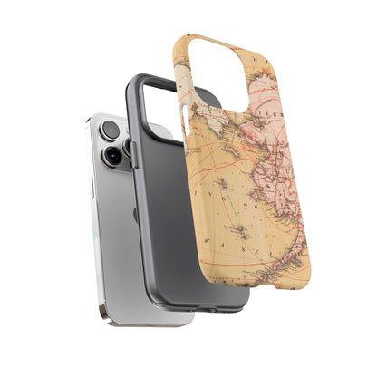 Alaska Territory Antique Map iPhone Case