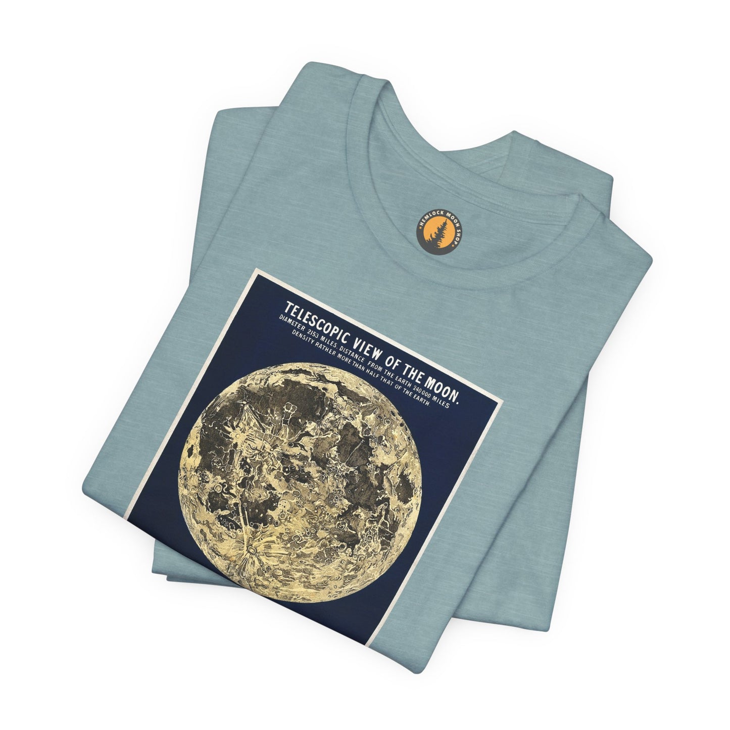 Vintage Telescopic View of the Moon Tee