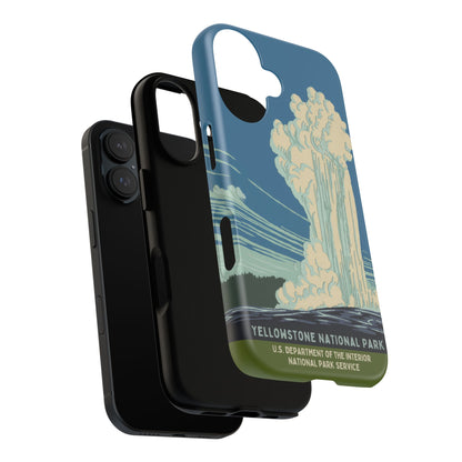 Yellowstone National Park Retro iPhone Case