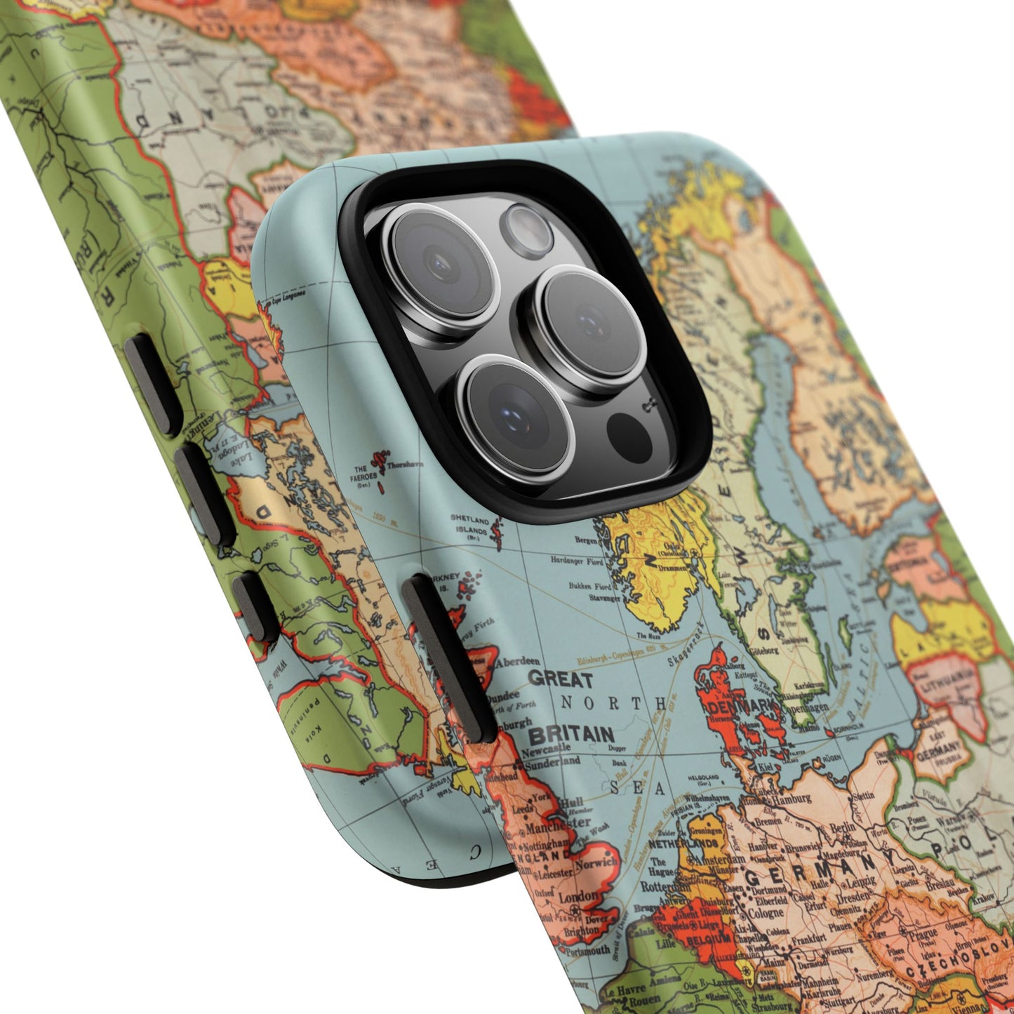 Wanderlust Vintage Map of Europe iPhone Case