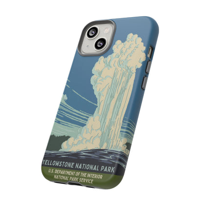 Yellowstone National Park Retro iPhone Case
