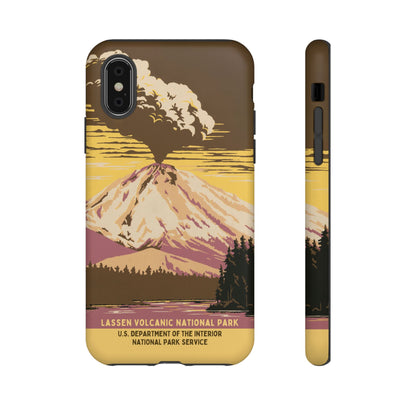 Lassen Volcanic National Park Retro iPhone Case