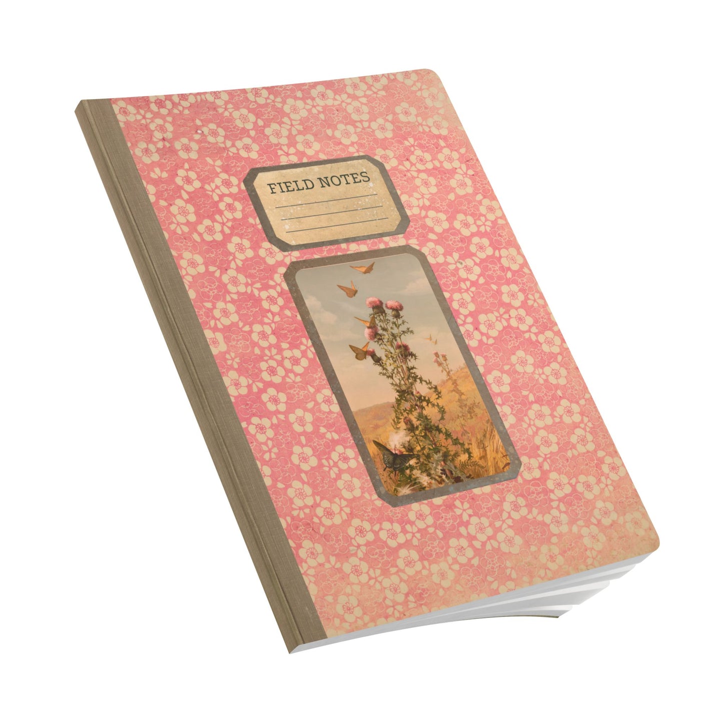 Summer Meadow Vintage Field Notes | Softcover Journal with Inside Illustrations
