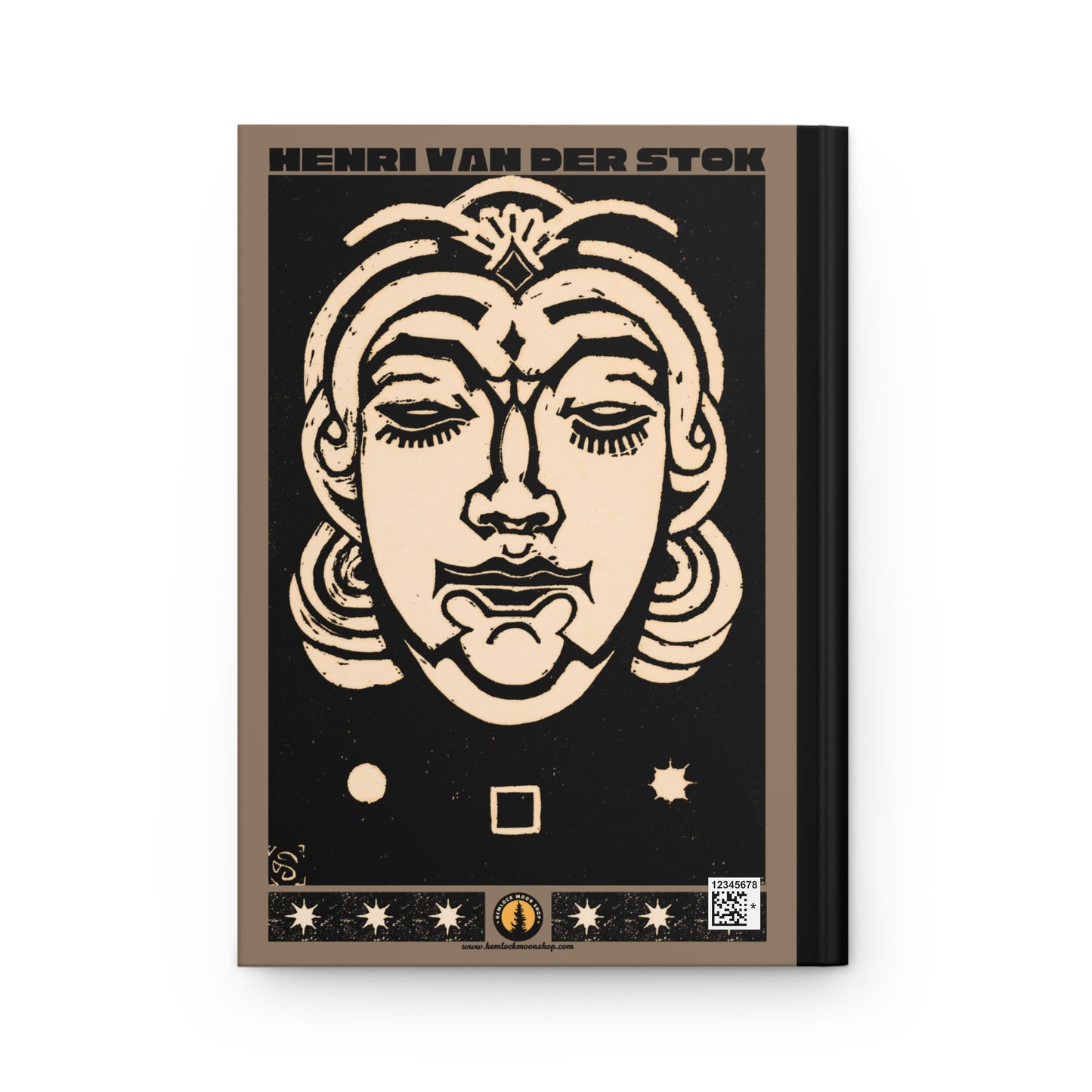 Earth Hardcover Journal | Henri van der Stok's Planet Masks No. 003