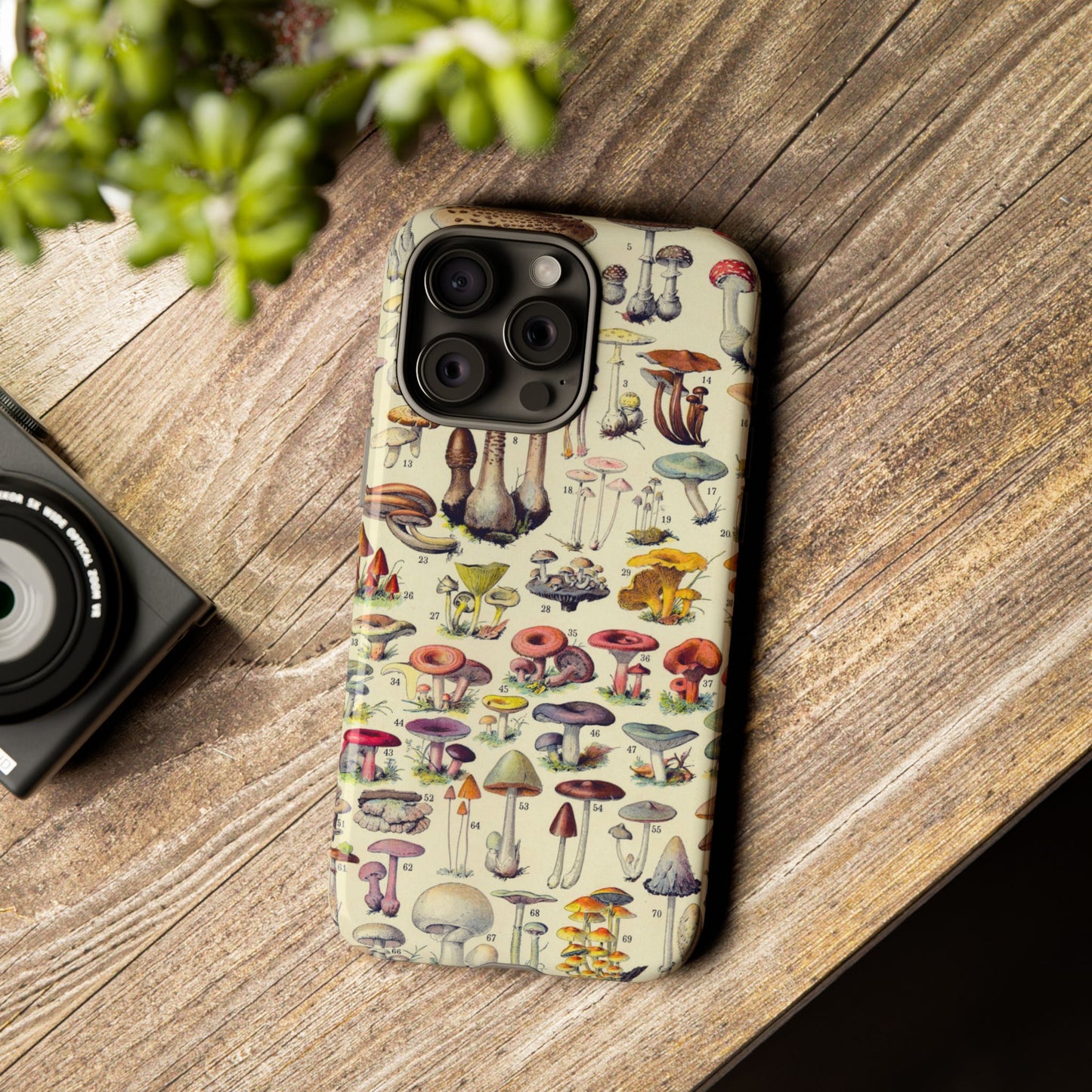 Antique Forager Fungi iPhone Case