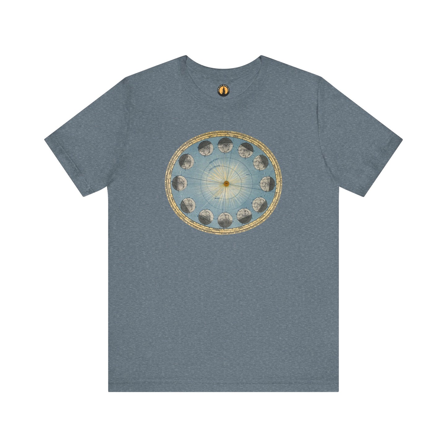Earth's Orbit Vintage Astronomy Art Tee