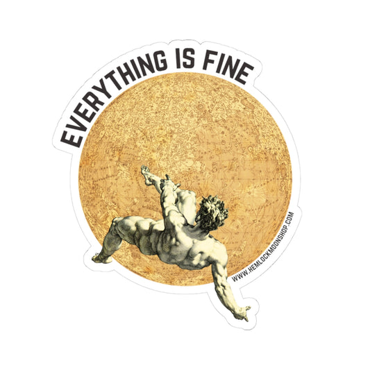 Everything Is Fine Icarus Sticker (4 sizes)